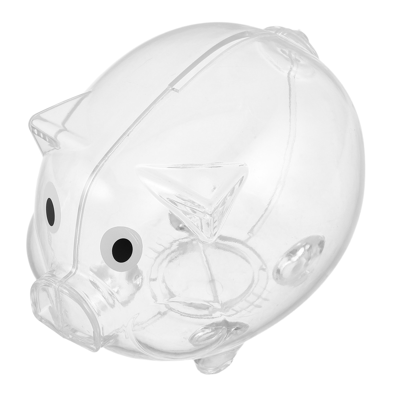 Kids Education Savings - 2 adet şeffaf domuz para bankası