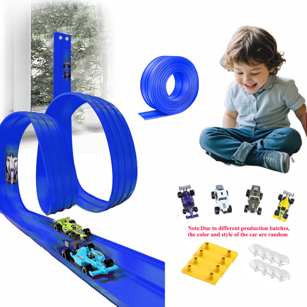 Kids Educational Gadget - Net Çanta 13Ft/16.3Ft Esnek Raylı Oyuncak