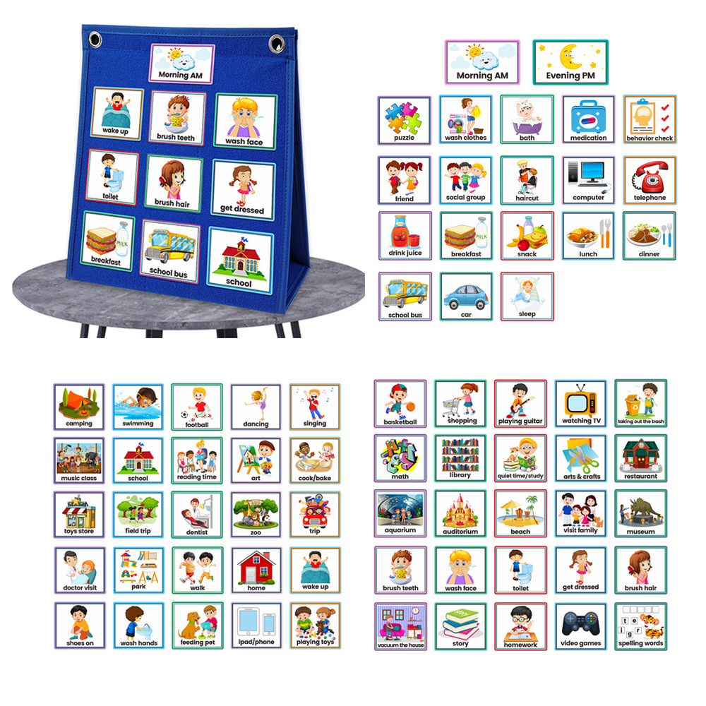 Kids Education Tools - Yeni Varış Çift taraflı Kendinden ayakta