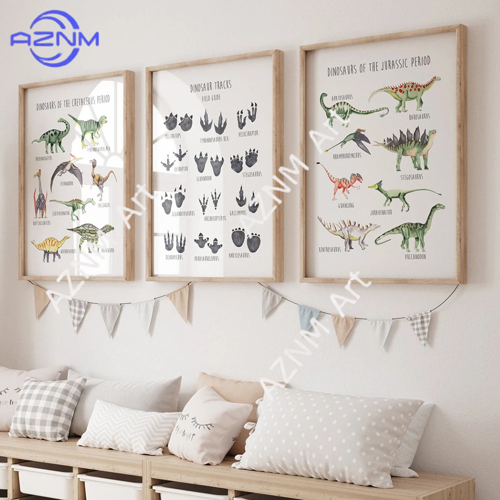 Kids Educational Gadget - 1/3 adet, karikatür dinozor türleri İngilizce