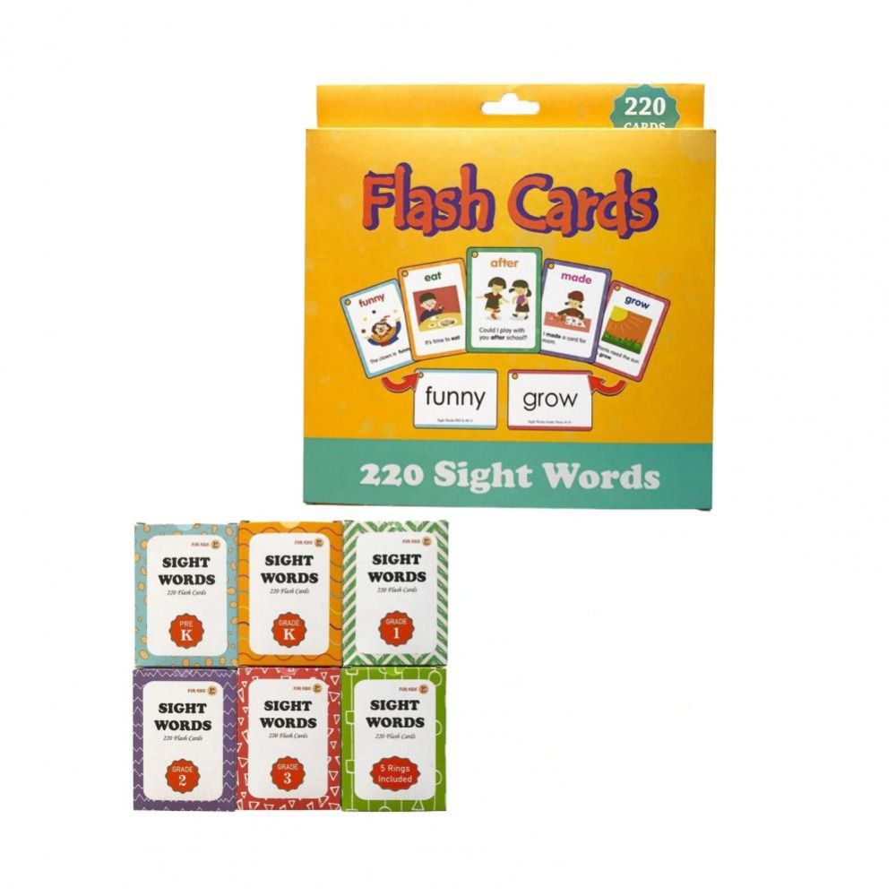Sight Word Game - Kağıt Görüntülü Kelime Kartları Kelime Tanıma