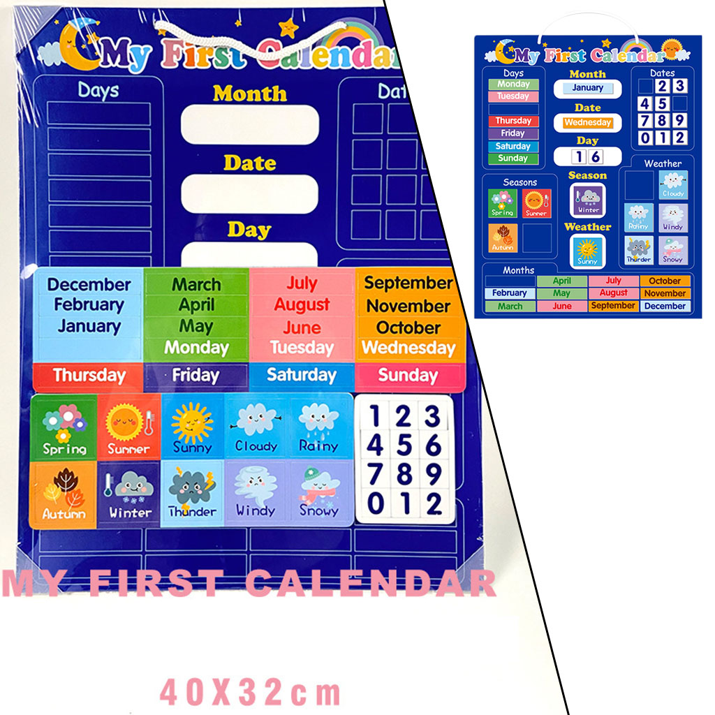 Kids Education Center - Daire öğrenme eğitim zaman merkezi takvim