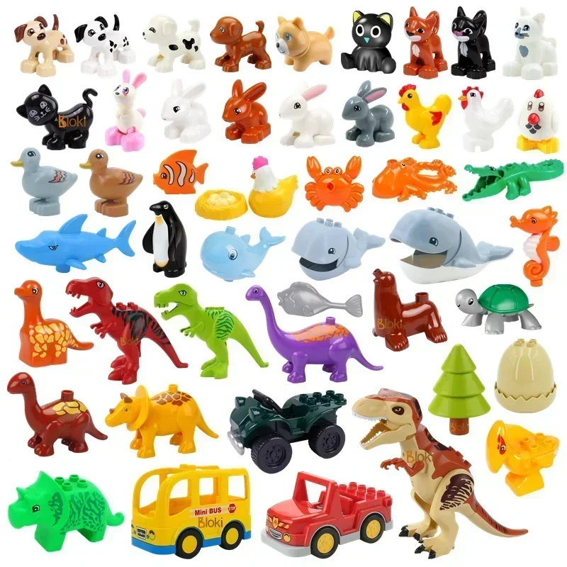 Kids Education World - Büyük Yapı Taşları Jurassic Dünya Dinozorlar