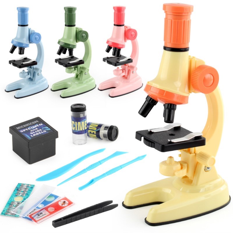 Kids Education Tools - Çocuklar için Bilim Mikroskobu LED Işıklı