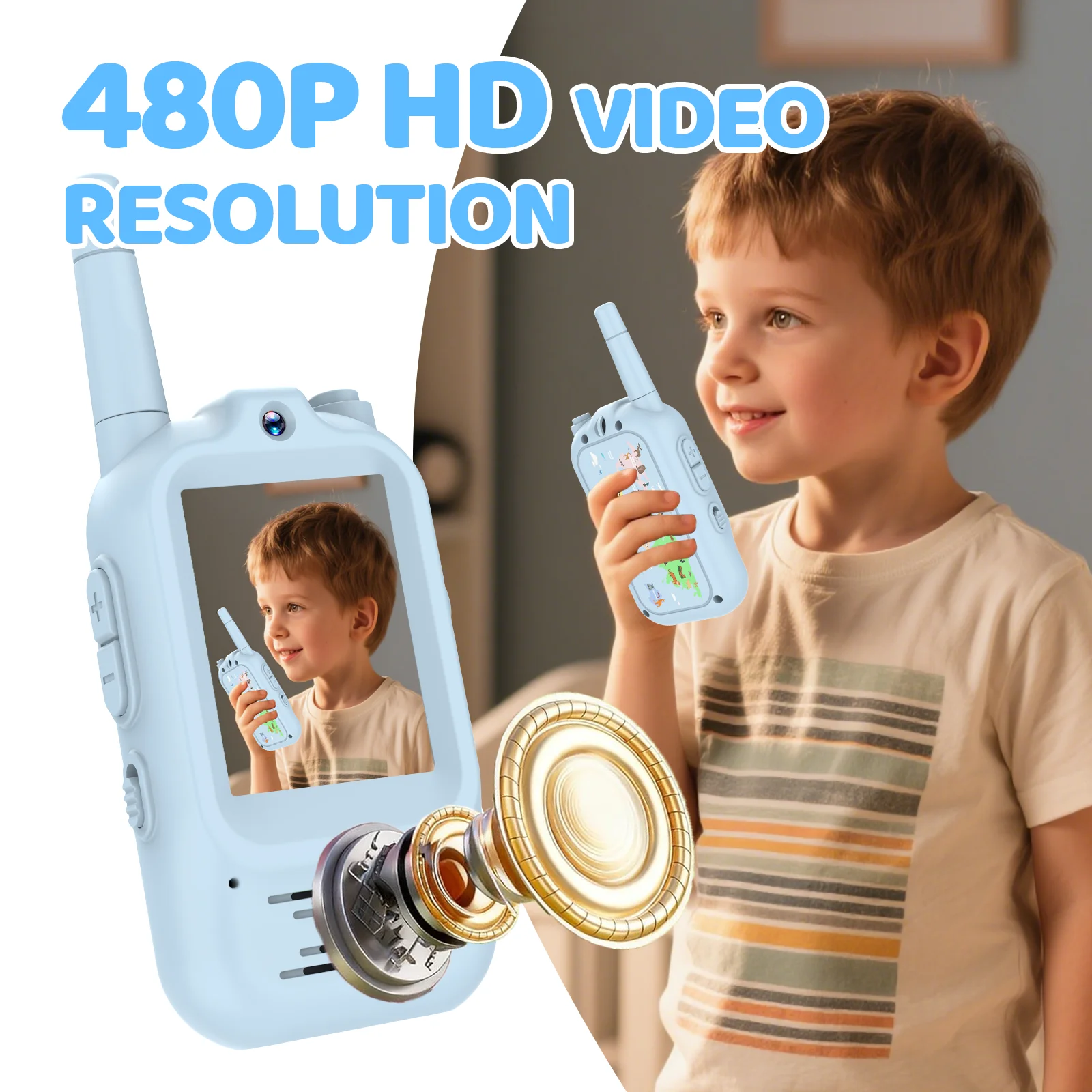 Kids Education Video - Video Walkie Talkie Çocuklar için Şarj