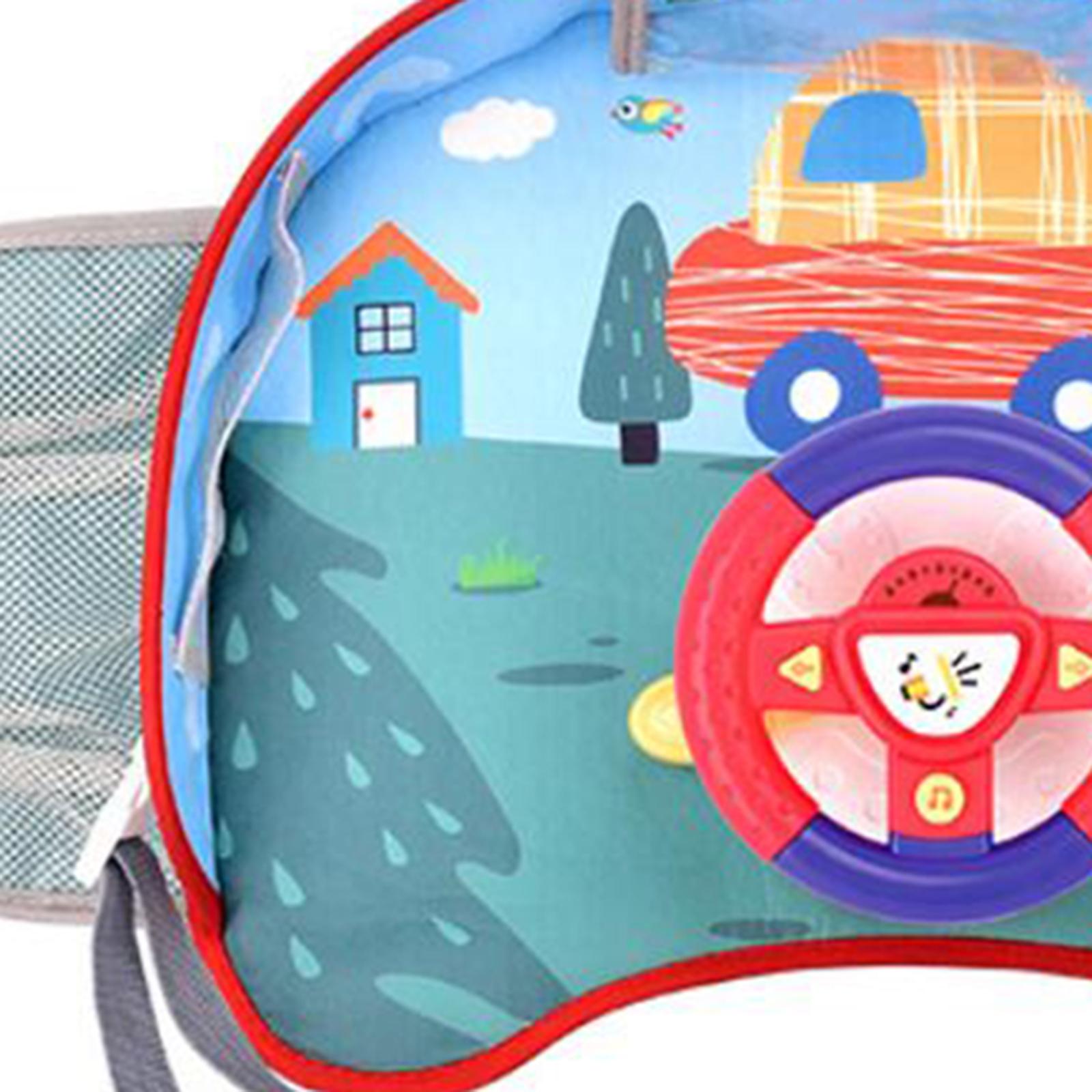 Kids Education Center - Araba direksiyon oyuncak taşınabilir aktivite oyun