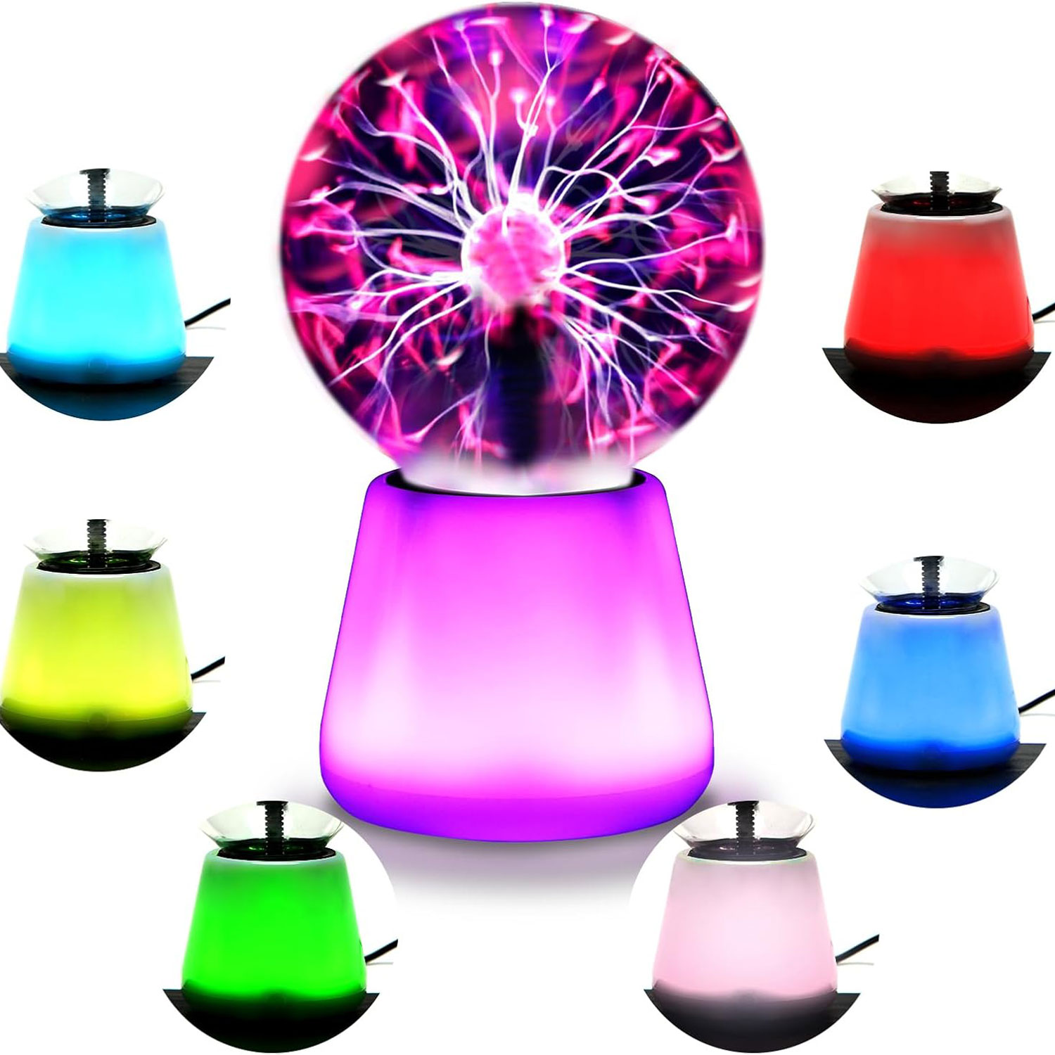 Globe Interactive Light - Plazma Topu Lamba İnteraktif Dokunmatik Yıldırım