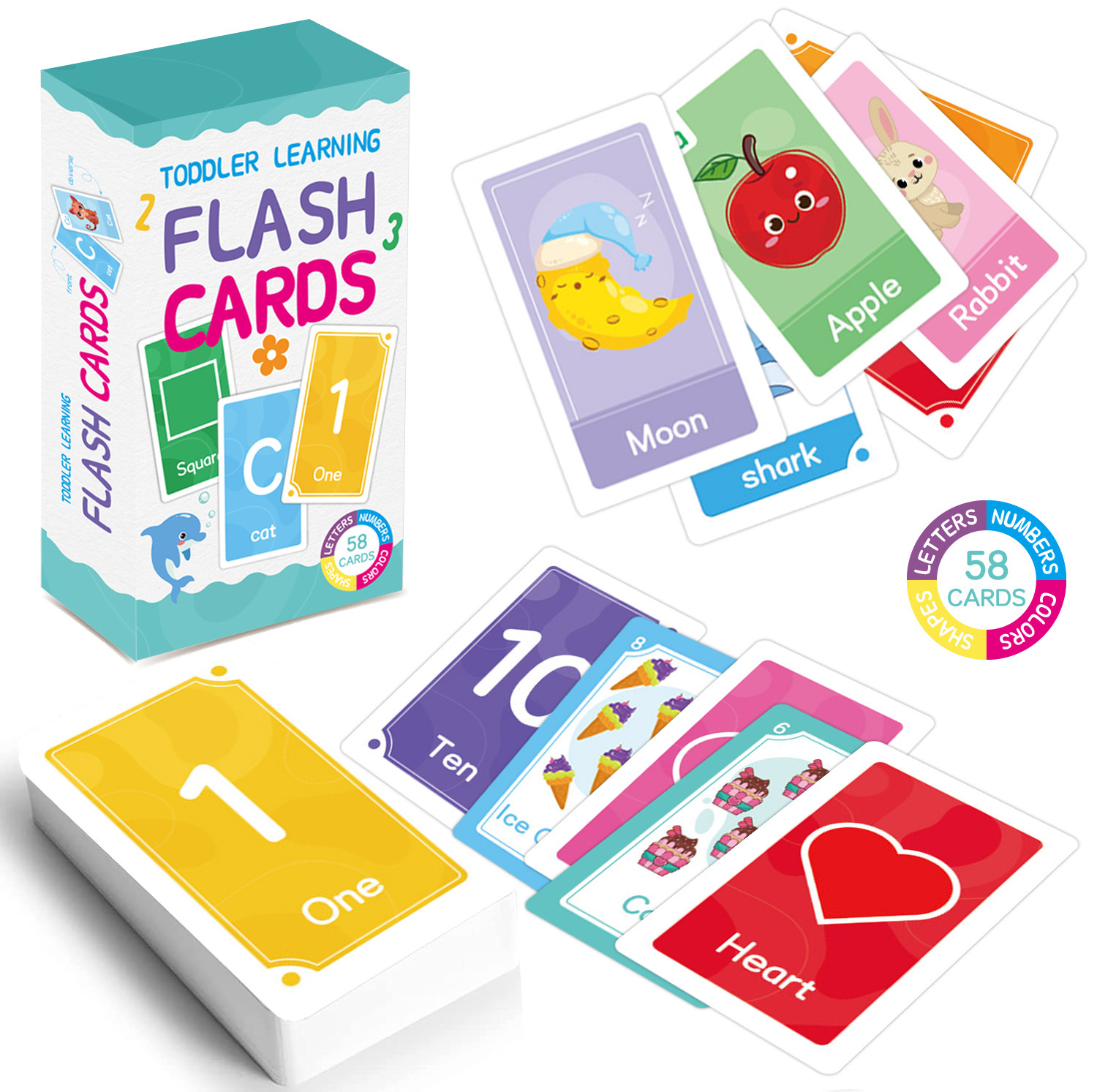58 Adet ABC Alfabe Flashcards  - Kids Educational Game incelemesi ve fiyatı