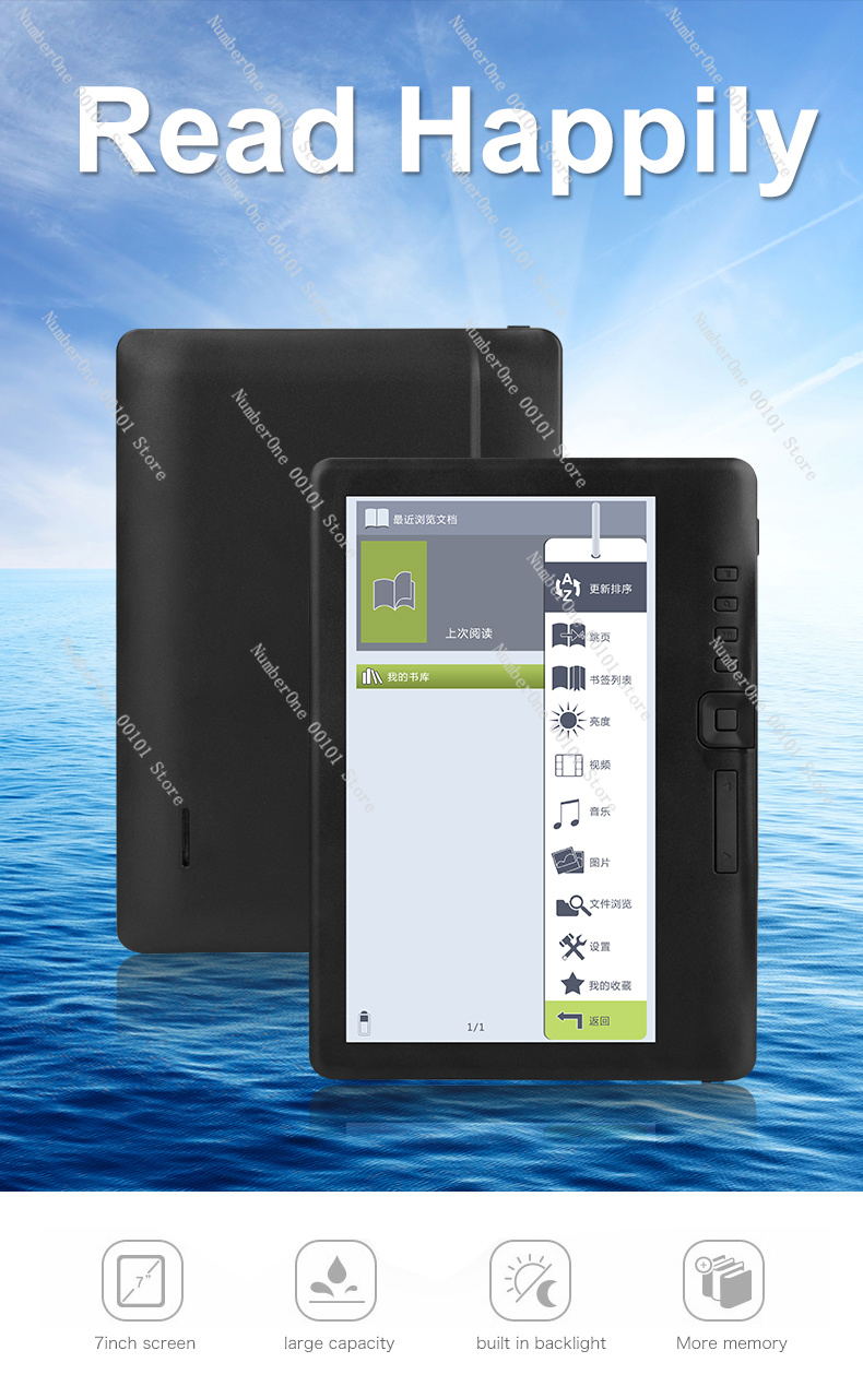 7 İnç M7 Eink E-Kitap Okuyucu  - Kids Educational Reader incelemesi ve fiyatı