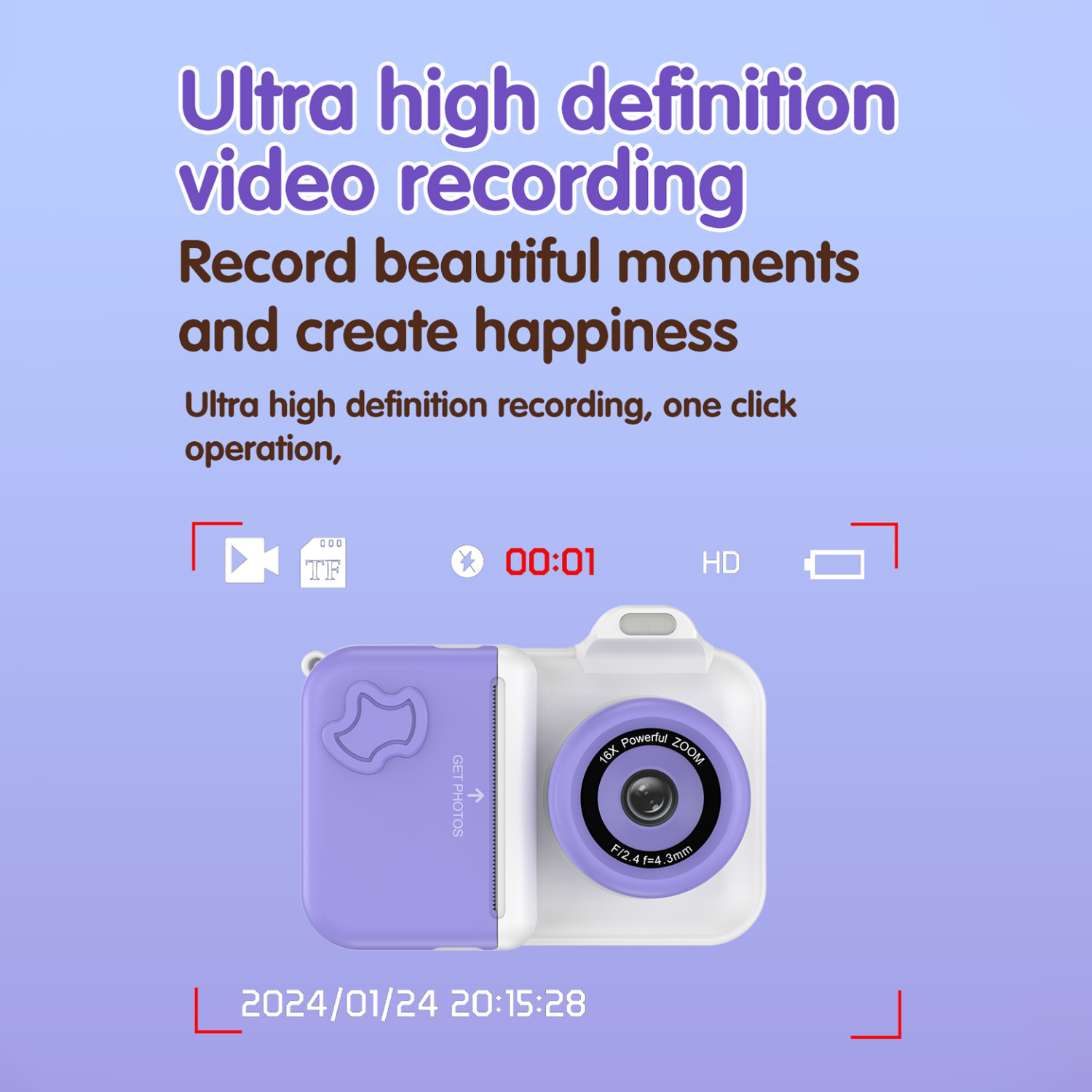 Çocuk Dijital Kamera Çocuklar  - Kids Education Video incelemesi ve fiyatı