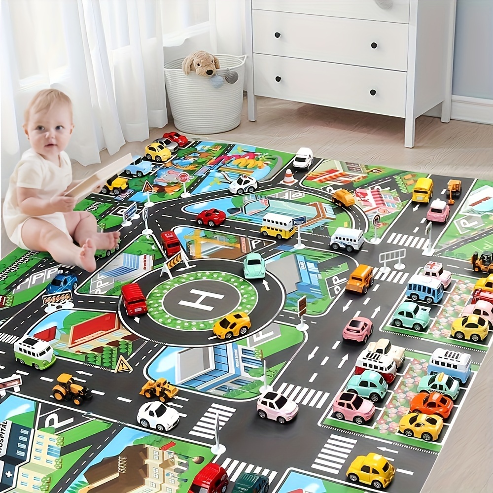 1 adet, şehir trafik oyun matı - Kids Education Tools incelemesi ve fiyatı