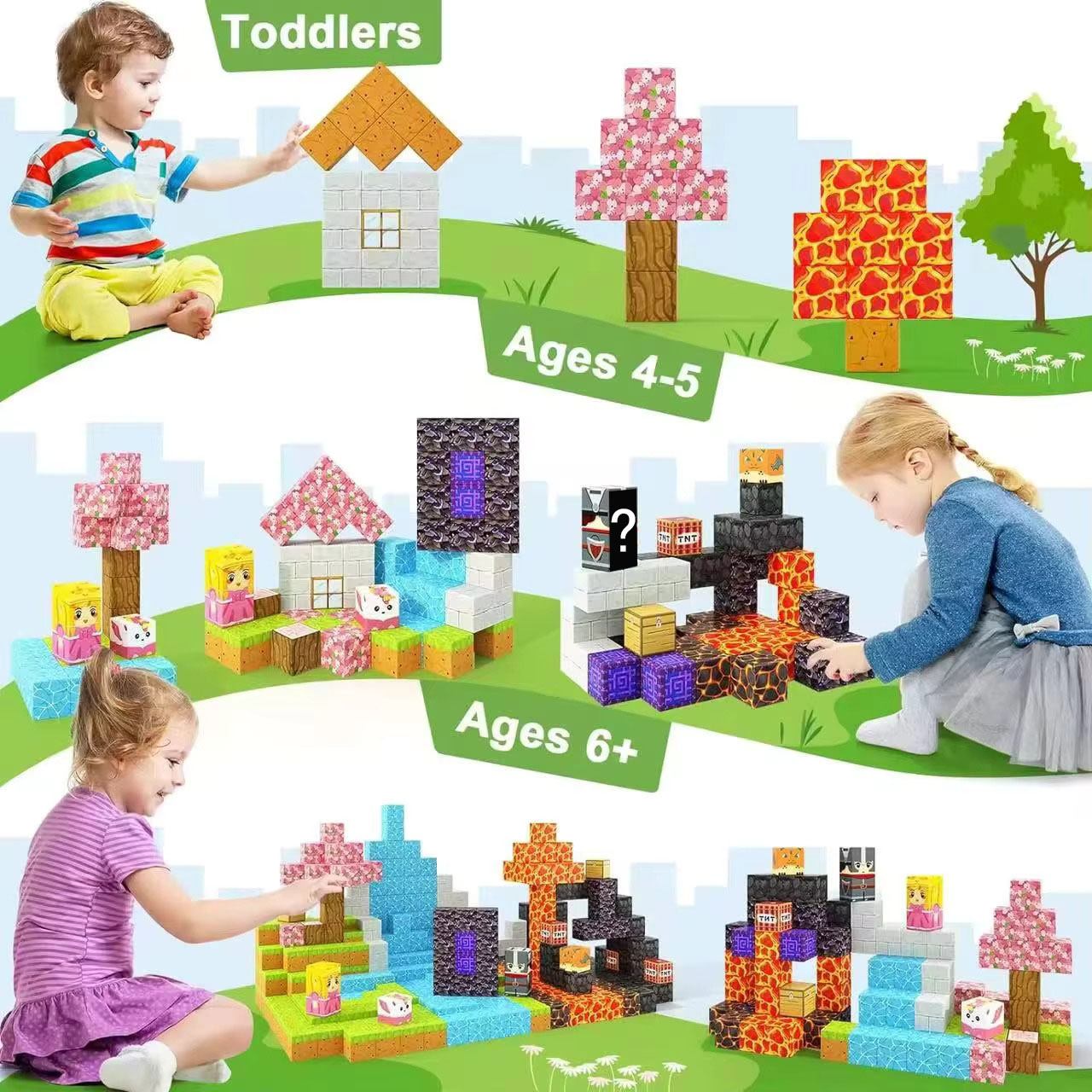 Manyetik Yapı Taşları Maden Dü - Kids Education World incelemesi ve fiyatı