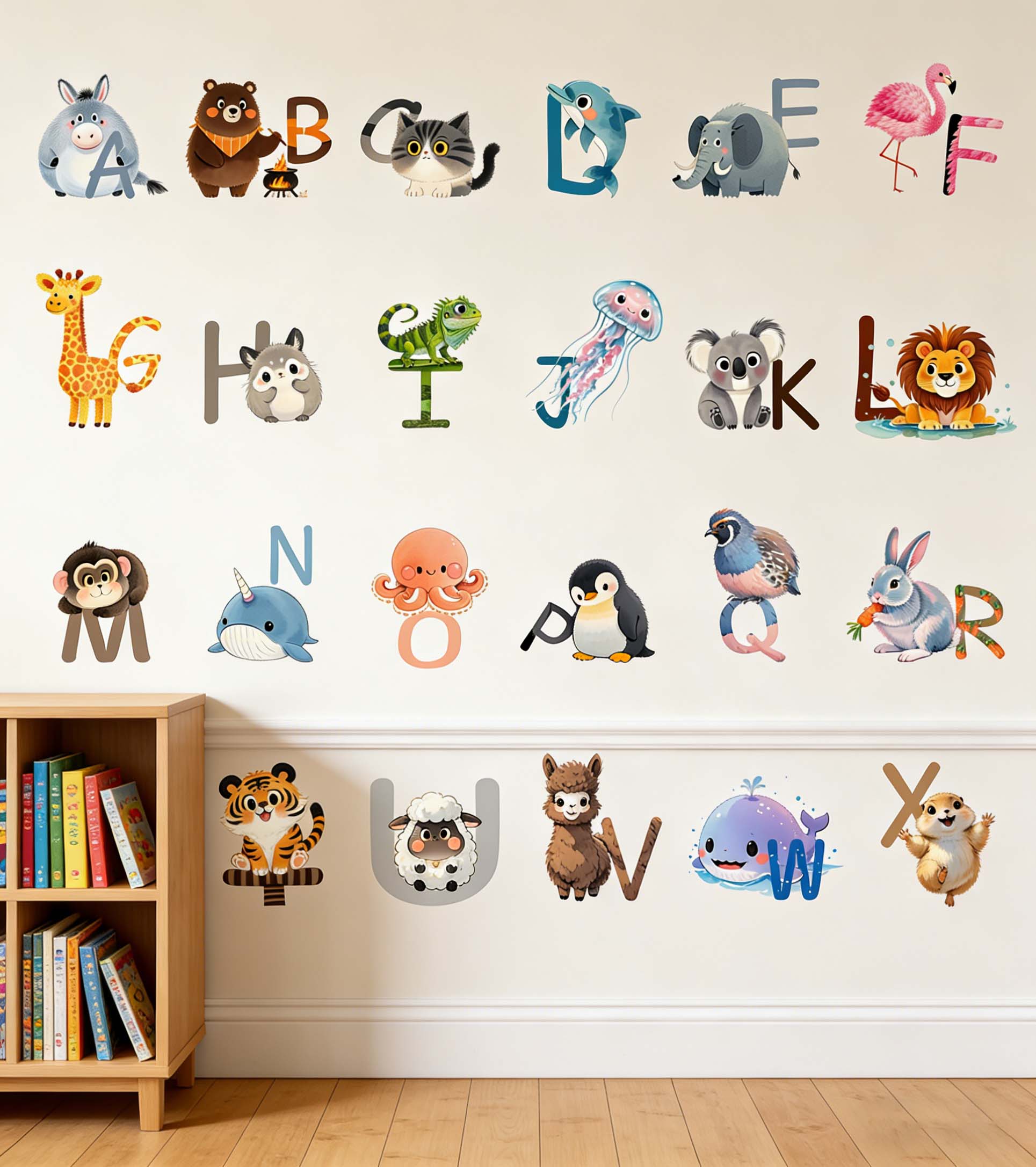 26 harfli İngilizce alfabe duv - Kids Education Center incelemesi ve fiyatı