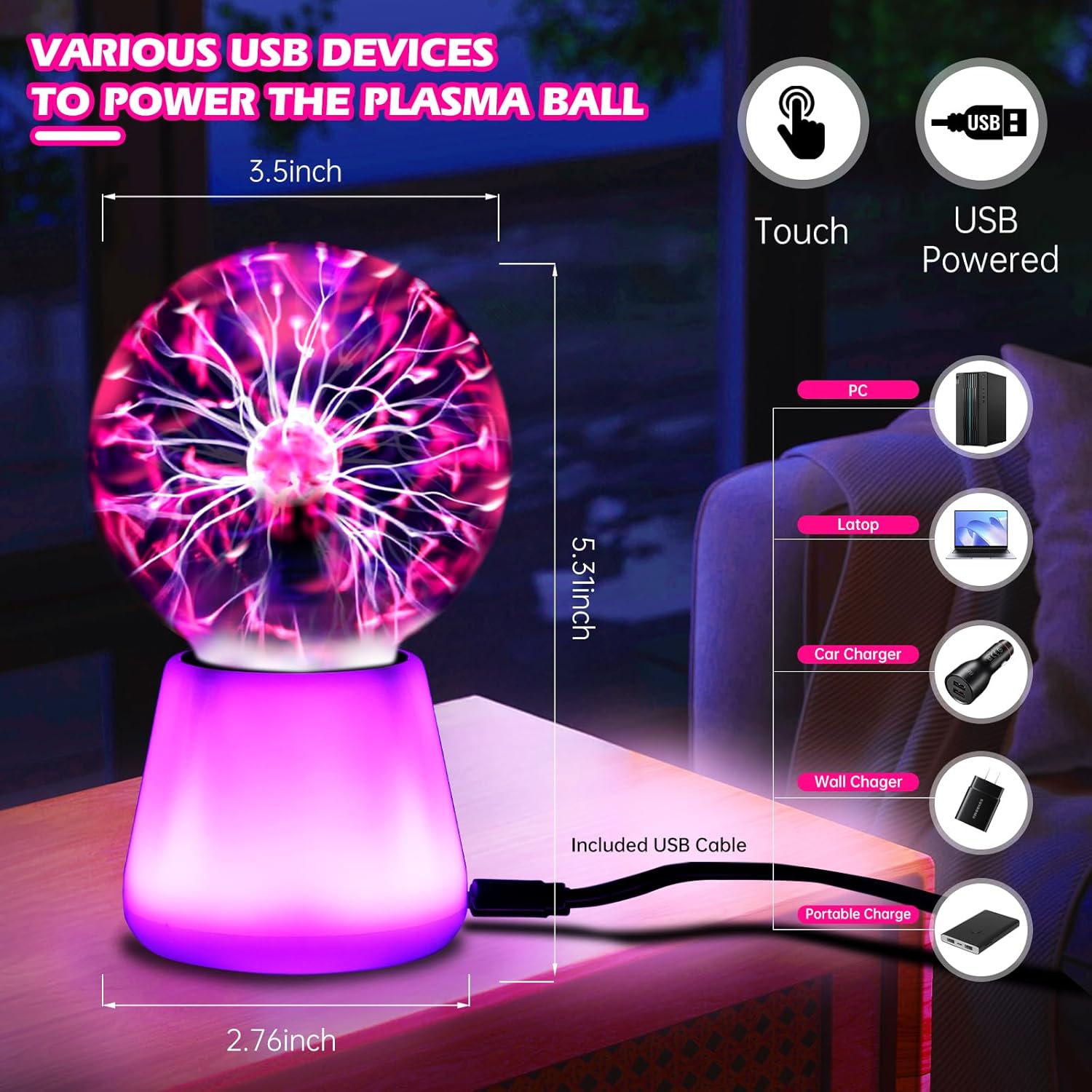 Plazma Topu Lamba İnteraktif D - Globe Interactive Light incelemesi ve fiyatı
