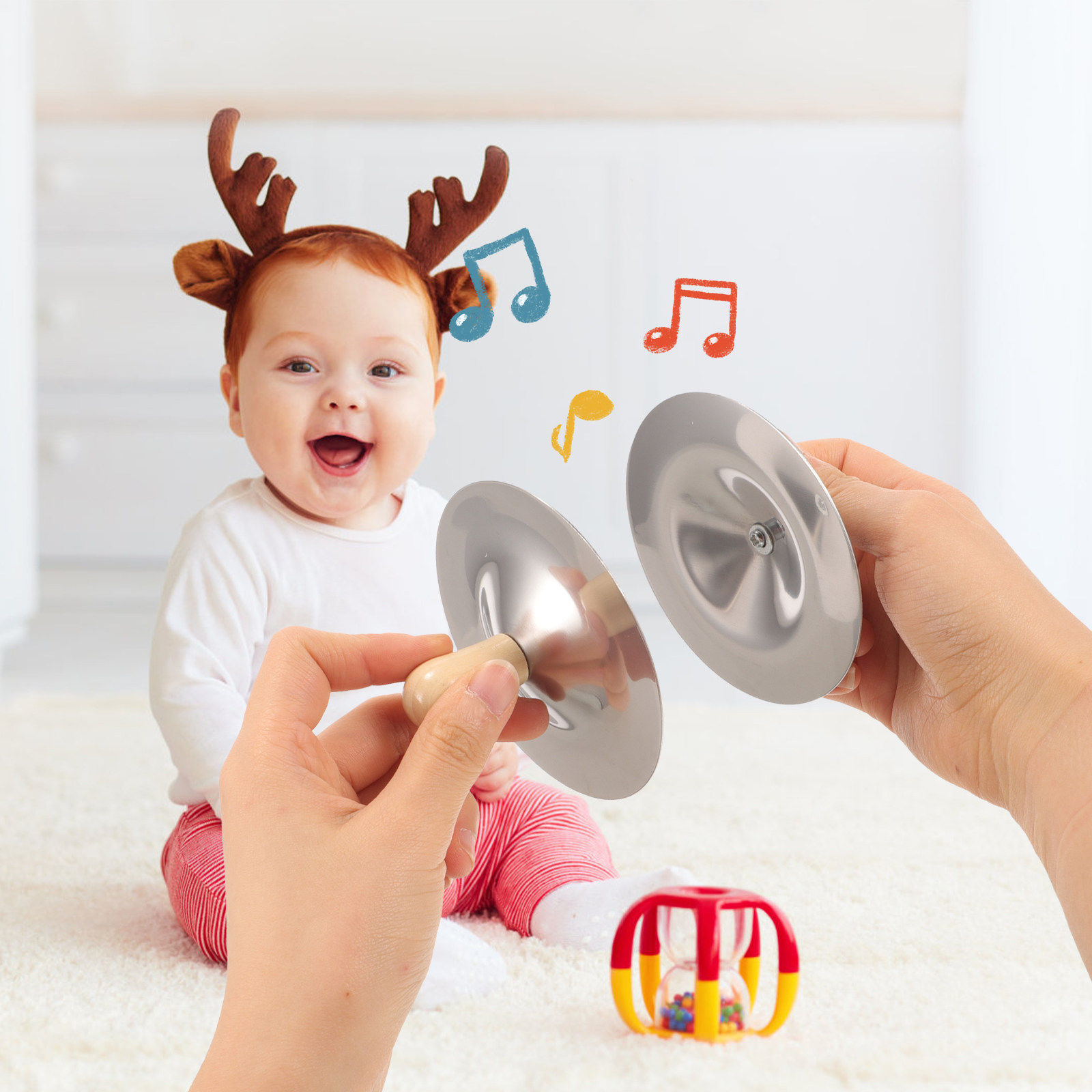 2 adet küçük parmak zilleri ço - Kids Education Tools incelemesi ve fiyatı